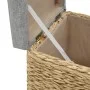 Conjunto de otomanas 2 piezas hierba marina gris de vidaXL, Otomanas - Ref: Foro24-246109, Precio: 95,43 €, Descuento: %