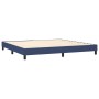 Cama box spring colchón y luces LED tela azul 200x200 cm de , Camas y somieres - Ref: Foro24-3133507, Precio: 595,01 €, Descu...