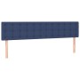 Cama box spring colchón y luces LED tela azul 200x200 cm de , Camas y somieres - Ref: Foro24-3133507, Precio: 595,01 €, Descu...