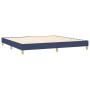 Cama box spring con colchón y LED tela azul 200x200 cm de , Camas y somieres - Ref: Foro24-3134067, Precio: 607,25 €, Descuen...