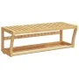 Toallero con estante bambú 60x25x20 cm de , Toalleros - Ref: Foro24-373368, Precio: 36,99 €, Descuento: %