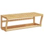 Toallero con estante bambú 60x25x20 cm de , Toalleros - Ref: Foro24-373368, Precio: 35,94 €, Descuento: %