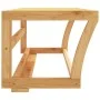 Toallero con estante bambú 60x25x20 cm de , Toalleros - Ref: Foro24-373368, Precio: 36,99 €, Descuento: %
