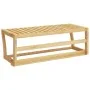 Toallero con estante bambú 60x25x20 cm de , Toalleros - Ref: Foro24-373368, Precio: 36,99 €, Descuento: %