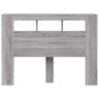 Cabecero LED madera ingeniería gris Sonoma 140x18,5x103,5 cm de , Cabeceros y pies de cama - Ref: Foro24-837349, Precio: 84,5...