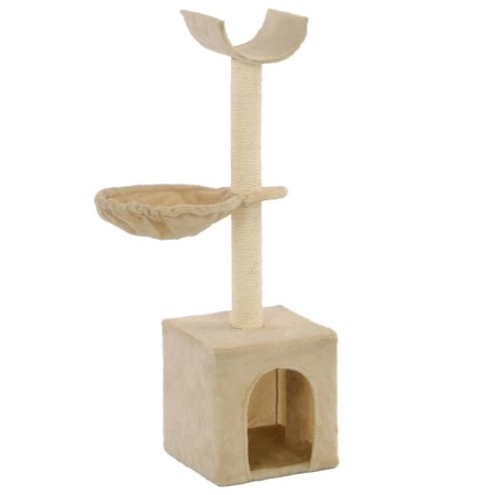 Rascador para gatos con poste de sisal 105 cm beige de vidaXL, Mobiliario para gatos - Ref: Foro24-170625, Precio: 38,05 €, D...