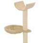 Rascador para gatos con poste de sisal 105 cm beige de vidaXL, Mobiliario para gatos - Ref: Foro24-170625, Precio: 38,05 €, D...