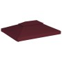Toldo de cenador 2 niveles 310 g/m² 4x3 m burdeos de vidaXL, Cubiertas para carpas y cenadores - Ref: Foro24-44761, Precio: 7...