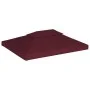 Toldo de cenador 2 niveles 310 g/m² 4x3 m burdeos de vidaXL, Cubiertas para carpas y cenadores - Ref: Foro24-44761, Precio: 7...
