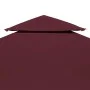 Toldo de cenador 2 niveles 310 g/m² 4x3 m burdeos de vidaXL, Cubiertas para carpas y cenadores - Ref: Foro24-44761, Precio: 7...