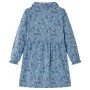 Vestido infantil de manga larga azul petróleo 92 de , Vestidos de niños - Ref: Foro24-14349, Precio: 11,29 €, Descuento: %