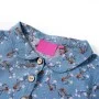 Vestido infantil de manga larga azul petróleo 92 de , Vestidos de niños - Ref: Foro24-14349, Precio: 11,29 €, Descuento: %