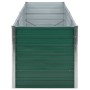 Arriate de jardín de acero galvanizado verde 240x80x77 cm de vidaXL, Maceteros y jardineras - Ref: Foro24-44841, Precio: 98,6...