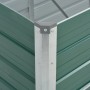 Arriate de jardín de acero galvanizado verde 240x80x77 cm de vidaXL, Maceteros y jardineras - Ref: Foro24-44841, Precio: 98,6...