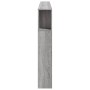 Cabecero LED madera ingeniería gris Sonoma 220x18,5x103,5 cm de , Cabeceros y pies de cama - Ref: Foro24-837377, Precio: 110,...