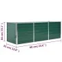 Arriate de jardín de acero galvanizado verde 240x80x77 cm by vidaXL, Pots and planters - Ref: Foro24-44841, Price: 89,59 €, D...