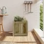 Jardinera madera maciza de pino impregnada 40x40x40 cm de , Maceteros y jardineras - Ref: Foro24-837412, Precio: 45,82 €, Des...