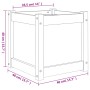 Jardinera madera maciza de pino impregnada 40x40x40 cm de , Maceteros y jardineras - Ref: Foro24-837412, Precio: 46,95 €, Des...