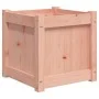 Jardinera madera maciza de abeto Douglas 40x40x40 cm de , Maceteros y jardineras - Ref: Foro24-837410, Precio: 36,82 €, Descu...