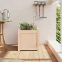 Jardinera madera maciza de pino 40x40x40 cm de , Maceteros y jardineras - Ref: Foro24-837404, Precio: 38,78 €, Descuento: %