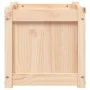 Jardinera madera maciza de pino 40x40x40 cm de , Maceteros y jardineras - Ref: Foro24-837404, Precio: 38,78 €, Descuento: %