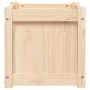 Jardinera madera maciza de pino 40x40x40 cm de , Maceteros y jardineras - Ref: Foro24-837404, Precio: 38,78 €, Descuento: %