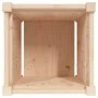 Jardinera madera maciza de pino 40x40x40 cm de , Maceteros y jardineras - Ref: Foro24-837404, Precio: 38,78 €, Descuento: %
