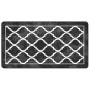 Alfombra lavable antideslizante negro y blanco 80x150 cm de , Alfombras - Ref: Foro24-136603, Precio: 19,89 €, Descuento: %