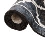 Alfombra lavable antideslizante negro y blanco 80x150 cm de , Alfombras - Ref: Foro24-136603, Precio: 19,89 €, Descuento: %