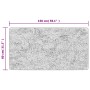 Alfombra lavable antideslizante negro y blanco 80x150 cm de , Alfombras - Ref: Foro24-136603, Precio: 19,89 €, Descuento: %