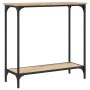 Mesa consola madera de ingeniería roble Sonoma 75x30,5x75 cm de , Mesas auxiliares - Ref: Foro24-837708, Precio: 41,43 €, Des...