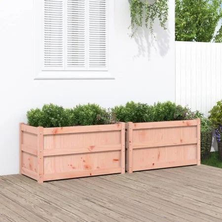 Jardineras de jardín 2 unidades madera maciza Douglas de , Maceteros y jardineras - Ref: Foro24-837466, Precio: 134,21 €, Des...