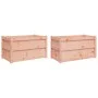 Jardineras de jardín 2 unidades madera maciza Douglas de , Maceteros y jardineras - Ref: Foro24-837466, Precio: 134,21 €, Des...
