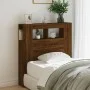 Cabecero LED madera ingeniería roble marrón 100x18,5x103,5 cm de , Cabeceros y pies de cama - Ref: Foro24-837336, Precio: 58,...