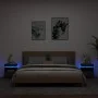 Mesitas de noche con luces LED 2 unidades negro 40x39x48,5 cm de , Mesitas de noche - Ref: Foro24-836787, Precio: 95,58 €, De...