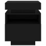 Mesitas de noche con luces LED 2 unidades negro 40x39x48,5 cm de , Mesitas de noche - Ref: Foro24-836787, Precio: 92,70 €, De...
