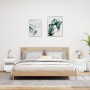 Mesitas de noche con luces LED 2 unidades blanco 40x39x48,5 cm de , Mesitas de noche - Ref: Foro24-836785, Precio: 100,56 €, ...