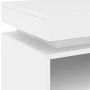 Mesitas de noche con luces LED 2 unidades blanco 40x39x48,5 cm de , Mesitas de noche - Ref: Foro24-836785, Precio: 97,11 €, D...