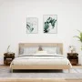 Mesitas de noche con luces LED 2 uds roble ahumado 40x39x48,5cm de , Mesitas de noche - Ref: Foro24-836793, Precio: 88,57 €, ...