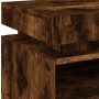 Mesitas de noche con luces LED 2 uds roble ahumado 40x39x48,5cm de , Mesitas de noche - Ref: Foro24-836793, Precio: 86,25 €, ...