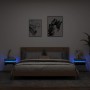 Mesitas de noche con luces LED 2 uds gris hormigón 40x39x48,5cm de , Mesitas de noche - Ref: Foro24-836791, Precio: 97,48 €, ...