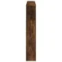 Cabecero LED madera ingeniería roble ahumado 140x18,5x103,5 cm de , Cabeceros y pies de cama - Ref: Foro24-837348, Precio: 80...