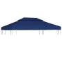 Toldo de cenador 2 niveles 310 g/m² 4x3 m azul de vidaXL, Cubiertas para carpas y cenadores - Ref: Foro24-44759, Precio: 77,4...