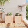 Jardineras de exterior 2 unidades madera maciza de pino de , Maceteros y jardineras - Ref: Foro24-837405, Precio: 78,70 €, De...