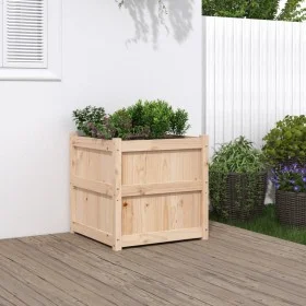 Pflanzkübel aus massivem Kiefernholz 60x60x60 cm von , Töpfe und Pflanzgefäße - Ref: Foro24-837424, Preis: 65,86 €, Rabatt: %