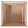 Jardinera de madera maciza de pino 60x60x60 cm de , Maceteros y jardineras - Ref: Foro24-837424, Precio: 81,05 €, Descuento: %