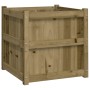 Jardinera de madera maciza de pino impregnada 60x60x60 cm de , Maceteros y jardineras - Ref: Foro24-837432, Precio: 90,62 €, ...
