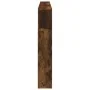 Cabecero LED madera ingeniería roble ahumado 220x18,5x103,5 cm de , Cabeceros y pies de cama - Ref: Foro24-837376, Precio: 10...