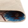 Alfombra lavable antideslizante multicolor Ø 120 cm de , Alfombras - Ref: Foro24-136584, Precio: 32,40 €, Descuento: %
