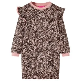 Vestido sudadera infantil rosa medio 104 de , Vestidos de niños - Ref: Foro24-14430, Precio: 14,23 €, Descuento: %